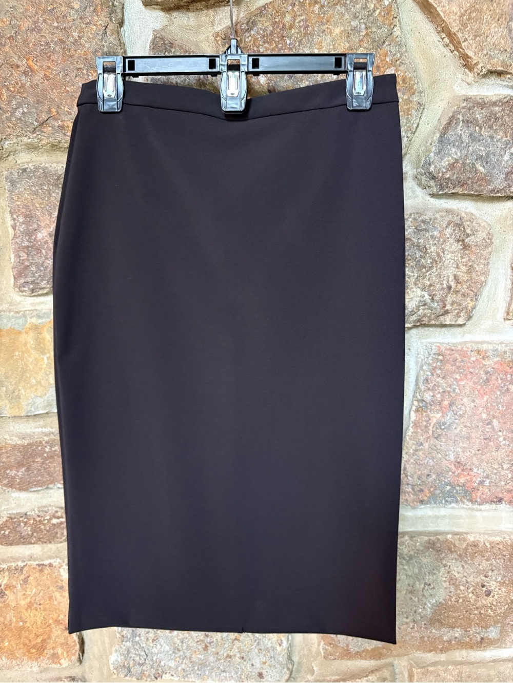 NICOLE MILLER BLACK PENCIL SKIRT